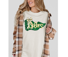 Load image into Gallery viewer, IVORY ADULT Pennant Mascot Graphic Tee