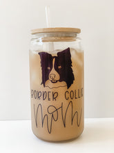Load image into Gallery viewer, Dog Mom 16oz Glass Can Cups