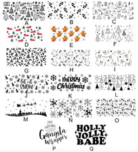 Load image into Gallery viewer, Christmas 16oz Glass Can Cups