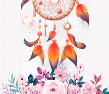 Load image into Gallery viewer, Floral Dreamcatcher 20oz Insulated Tall Tumbler with Straw