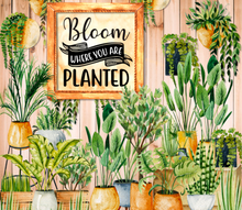 Load image into Gallery viewer, Bloom Where You are Planted 20oz Insulated Tall Tumbler with Straw