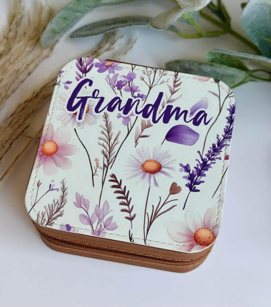 Personalized/Custom Travel Jewelry Case