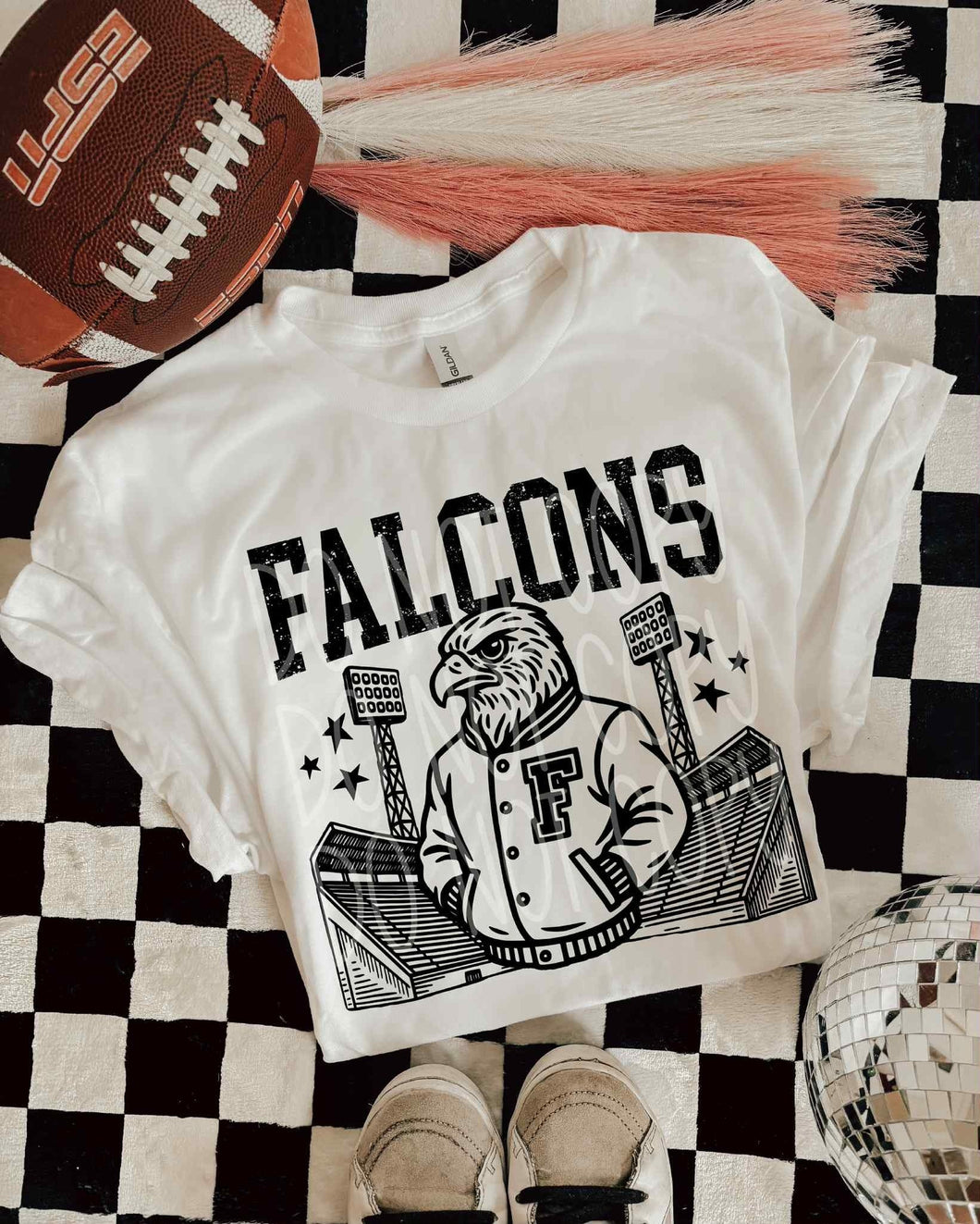 Letterman Jacket Mascot Graphic Tee
