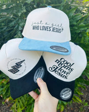 Load image into Gallery viewer, Canvas Trucker Hats
