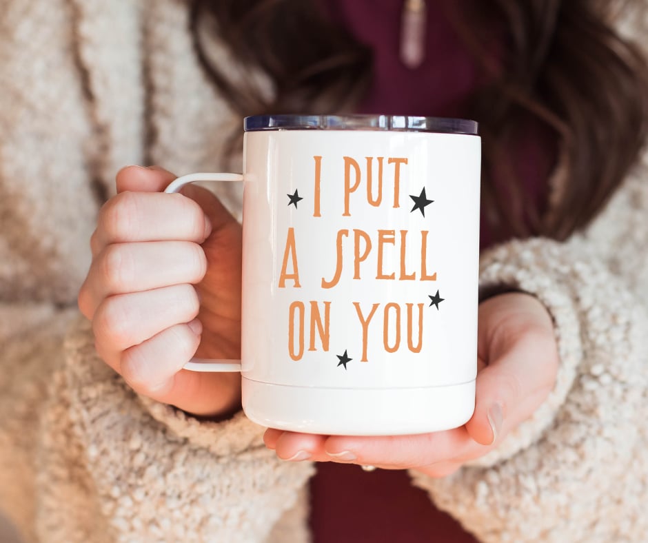 I Put a Spell on You 12oz Travel Mug