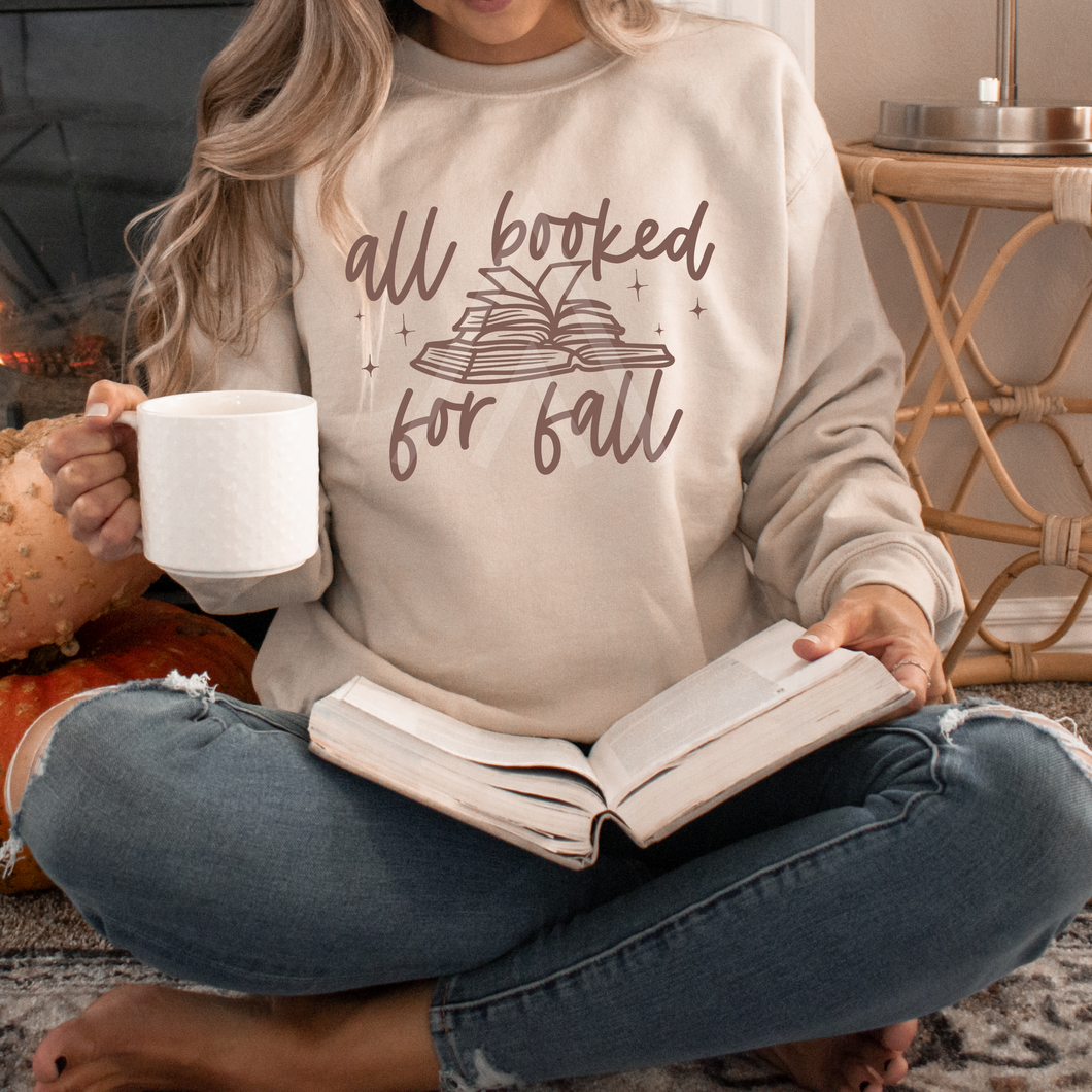 All Booked for Fall Crewneck Sweatshirt