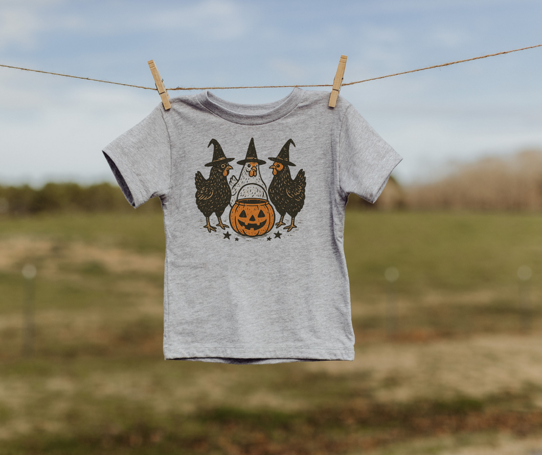 Chicken Halloween Trio Graphic Tee