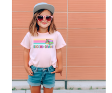 Load image into Gallery viewer, Retro Stripe Grade Back toSchool Youth Graphic Tee
