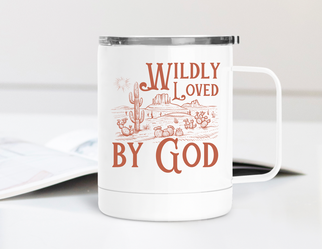 Wildly Loved by God 12oz Travel Mug