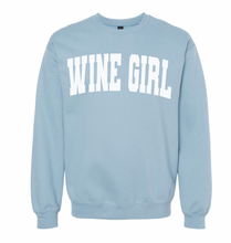 Load image into Gallery viewer, Two EEs Wine Girl Crewneck Sweatshirt
