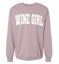 Load image into Gallery viewer, Two EEs Wine Girl Crewneck Sweatshirt
