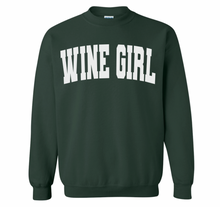 Load image into Gallery viewer, Two EEs Wine Girl Crewneck Sweatshirt

