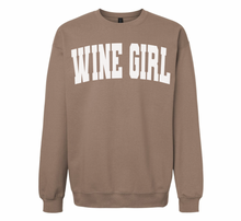 Load image into Gallery viewer, Two EEs Wine Girl Crewneck Sweatshirt
