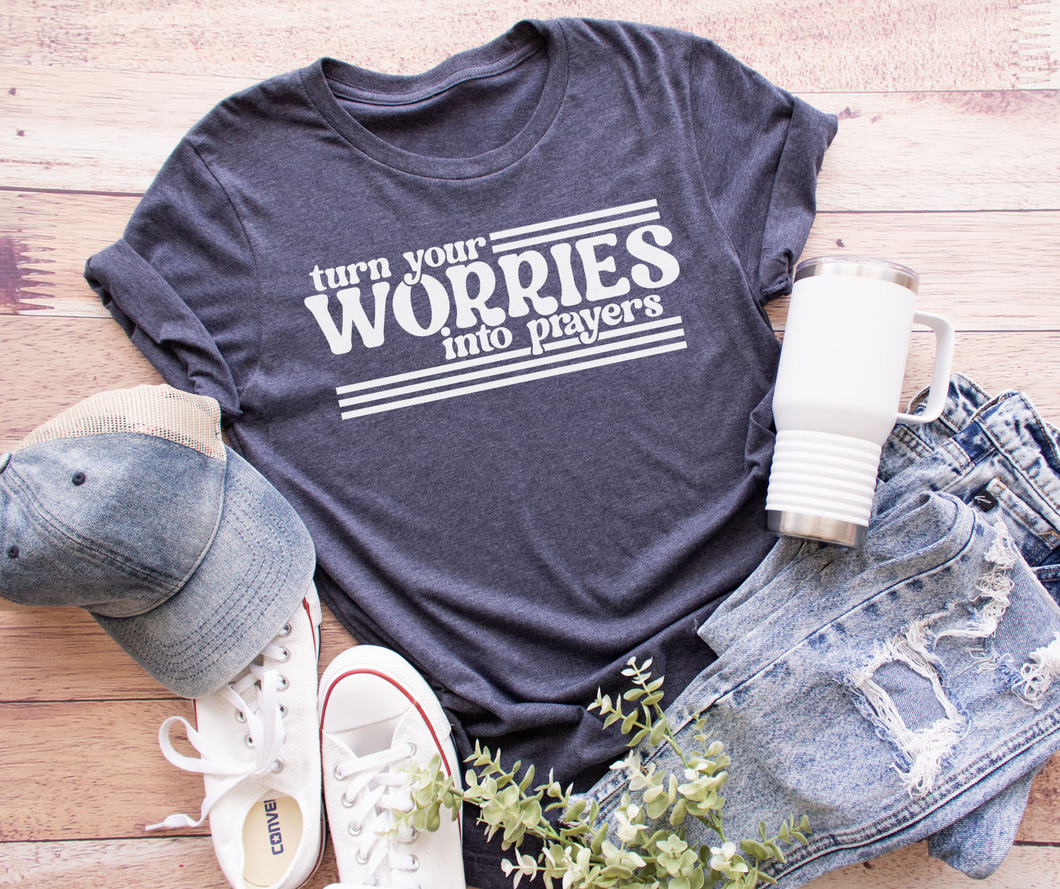 Worries into Prayers Fundraiser Graphic Tee