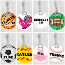 Load image into Gallery viewer, New Designs and Sport Bag Tags

