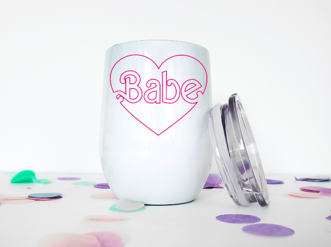 Babe 12oz Stemless Insulated Wine Tumbler