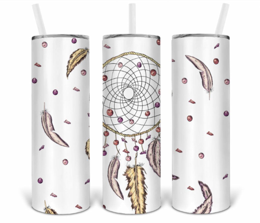 Boho Dreamcatcher 20oz Insulated Tall Tumbler with Straw