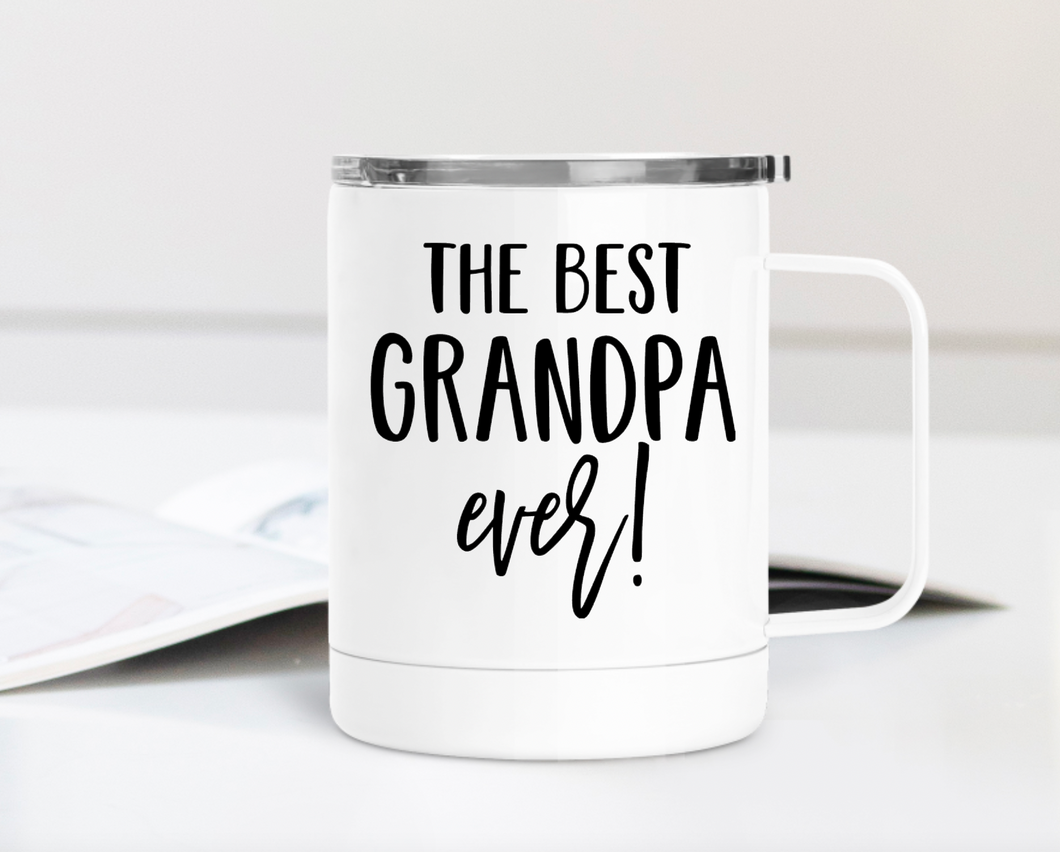 Best Grandpa Ever 12oz Travel Mug