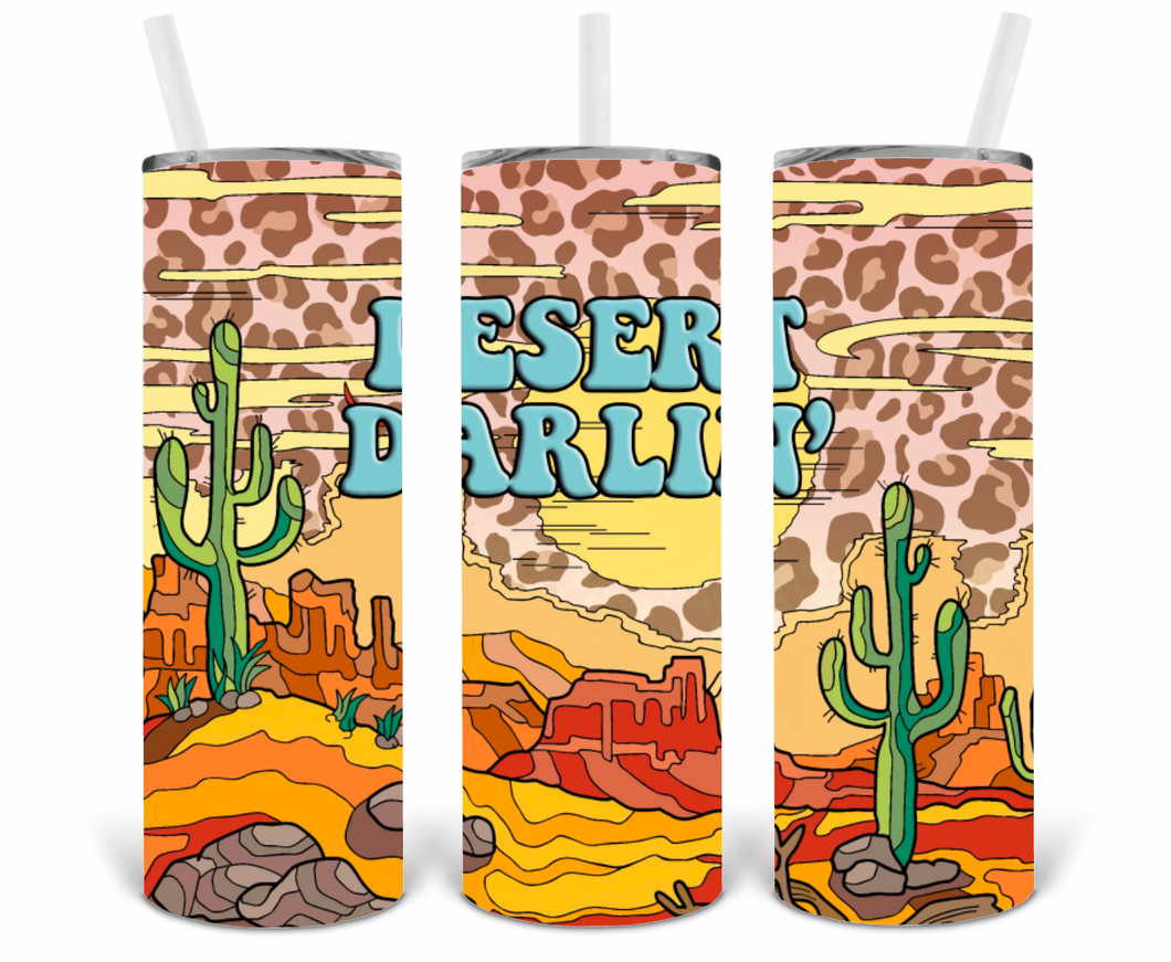 Desert Darlin' 20oz Insulated Tall Tumbler with Straw